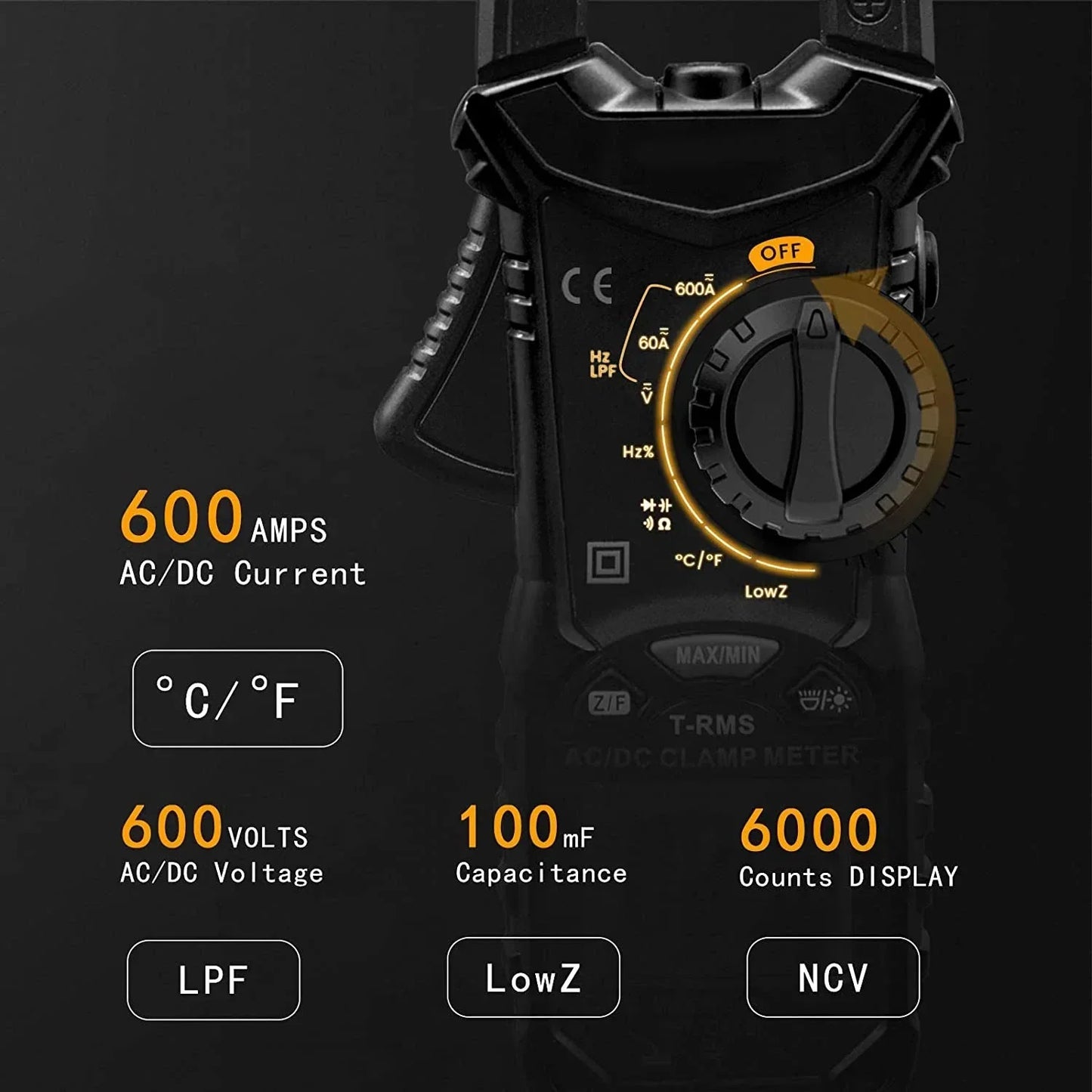 RD206D AC/DC Digital Clamp Meter