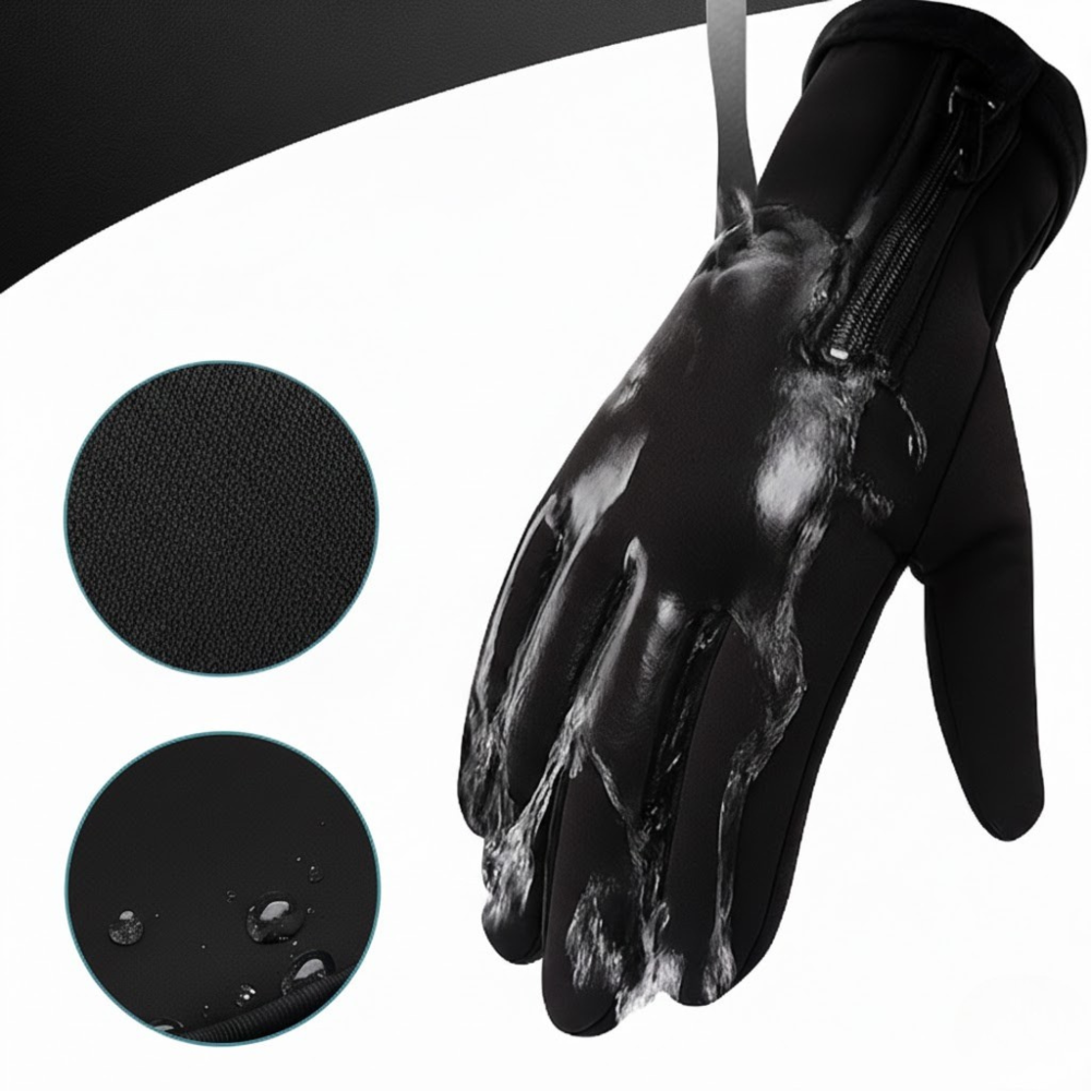 Rechargeable Heated Gloves for Skiing with Waterproof Touchscreen and Thermal Grip