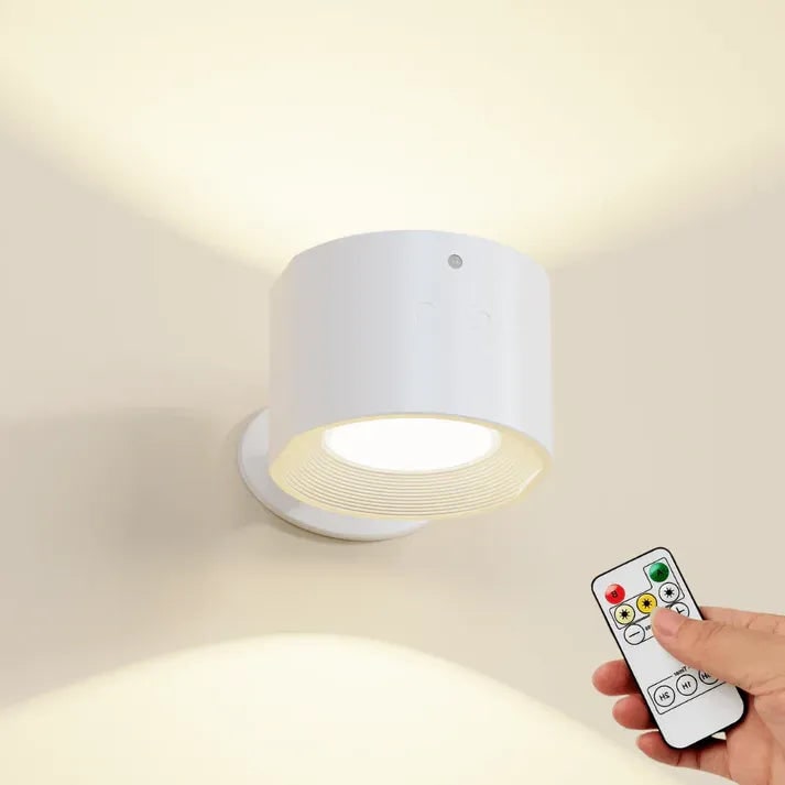 Rechargeable Wall Light and Battery Powered Sconce with Magnetic Mount and Remote Control