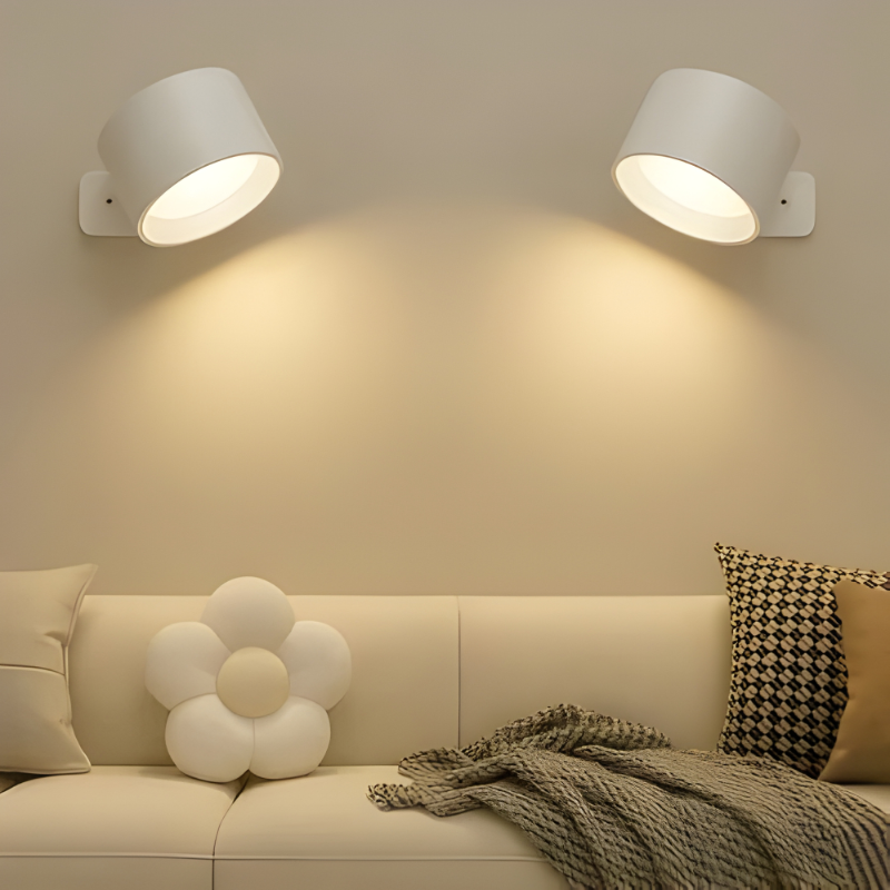 Rechargeable Wall Sconce with 360° Magnetic Mount and Wireless LED Lighting Outdoor