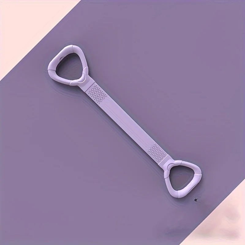 Resistance Band Exercise Figure 8 with Loop Handles and Textured Grip