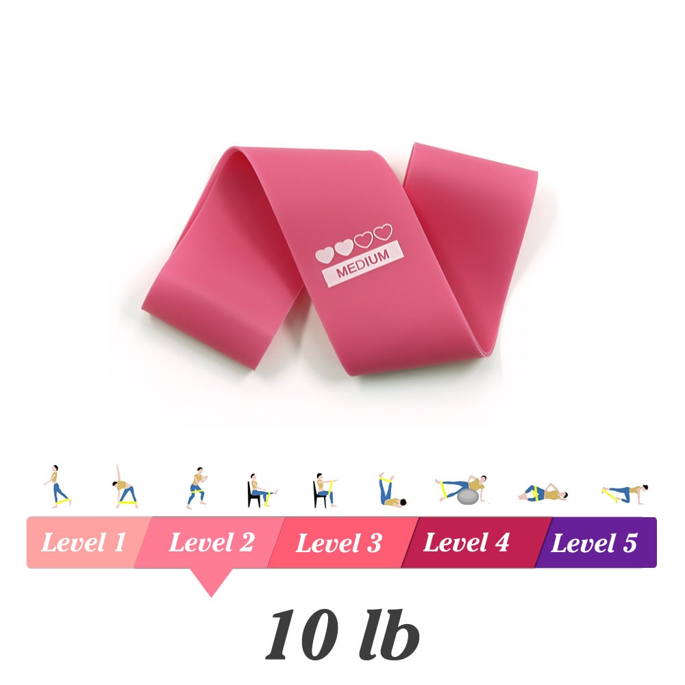 Resistance Bands with Color Code Indicators for Exercise Workout and Strength Training