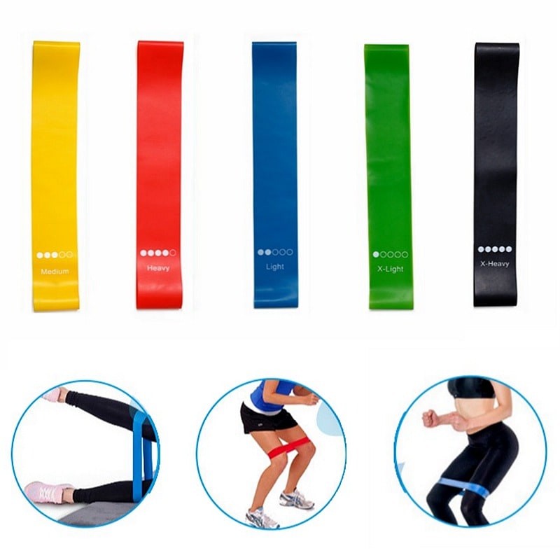 Resistance Bands with Color Code Indicators for Exercise Workout and Strength Training