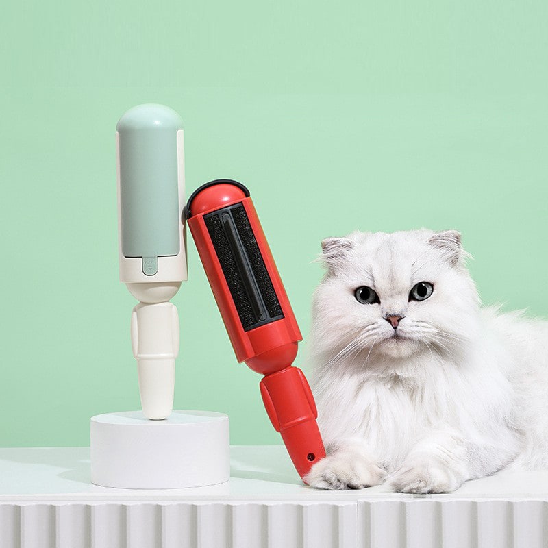 Reusable Pet Hair Remover Tool with Electrostatic Double-Sided Brush and Lint Removal