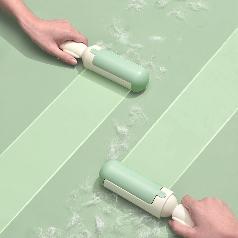 Reusable Pet Hair Remover Tool with Electrostatic Double-Sided Brush and Lint Removal