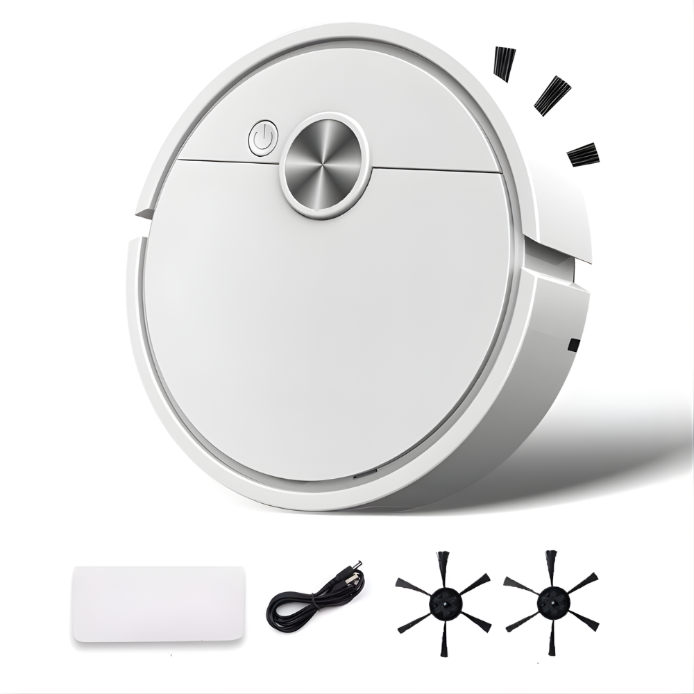 Robot Vacuum and Automatic Mop with Smart Navigation and Dual Spinning Pads