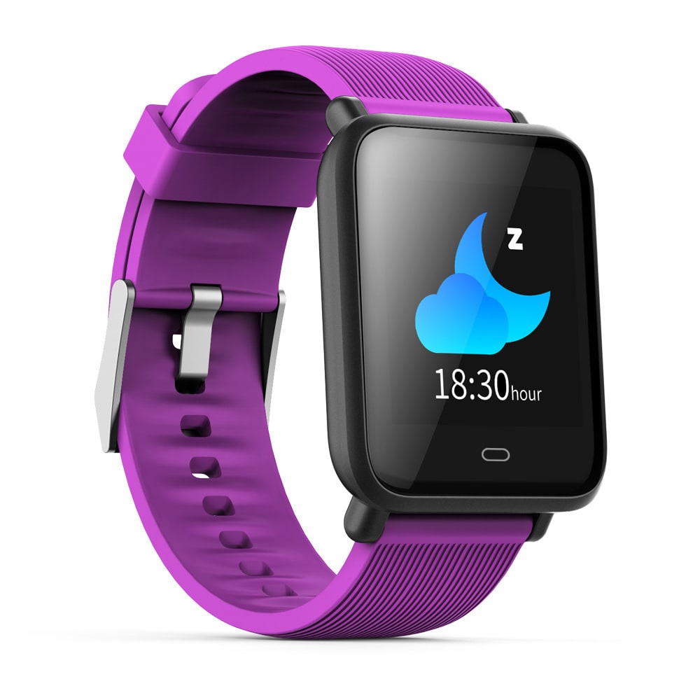 Rugged GPS Fitness Smartwatch with Heart Rate Monitor Waterproof Digital Touchscreen and Sport Strap