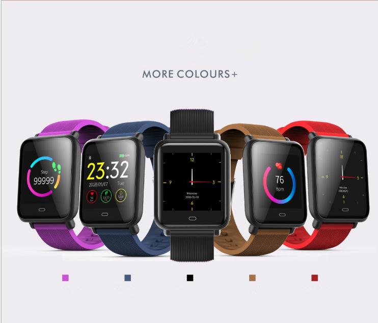 Rugged GPS Fitness Smartwatch with Heart Rate Monitor Waterproof Digital Touchscreen and Sport Strap