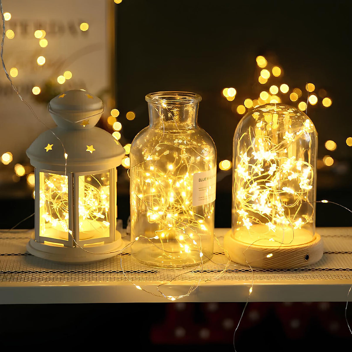 Outdoor Solar Fairy Lights Weatherproof LED for Garden & Events