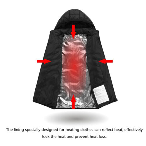 Unisex Electric Heating Jacket Cold Weather Workwear