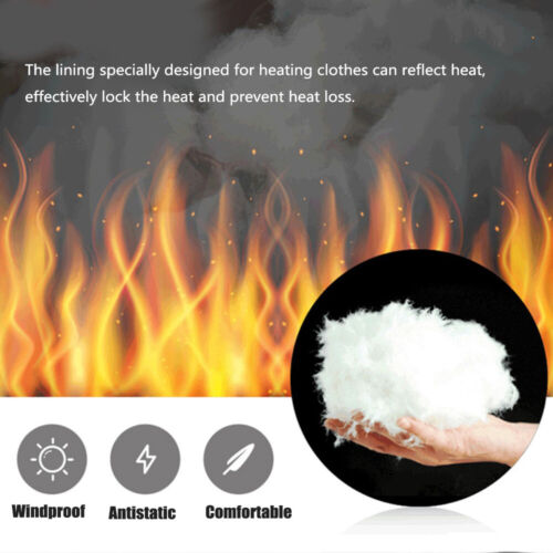 Unisex Heated Winter Jacket Adjustable 3-Level Warming Coat
