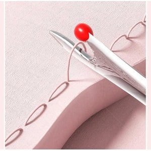 Seam Ripper and Stitch with Integrated Needle Threader Retractable Compact Sewing Tool Fabric
