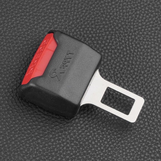 Seat Belt Buckle Extender with Safety Extension and Locking Clip for Car 3 Point