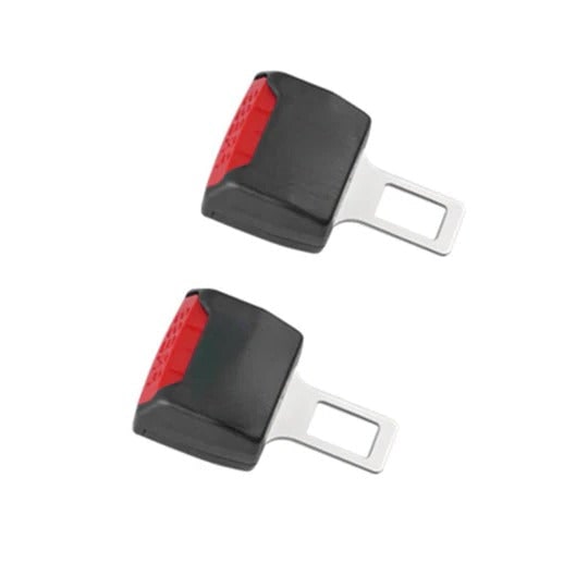 Seat Belt Buckle Extender with Safety Extension and Locking Clip for Car 3 Point