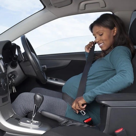 Seat Belt Buckle Extender with Safety Extension and Locking Clip for Car 3 Point