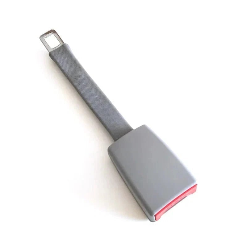 Seat Belt Extender with 11-Inch Rigid Stem and Metal Buckle for Car Safety Access 3 Point
