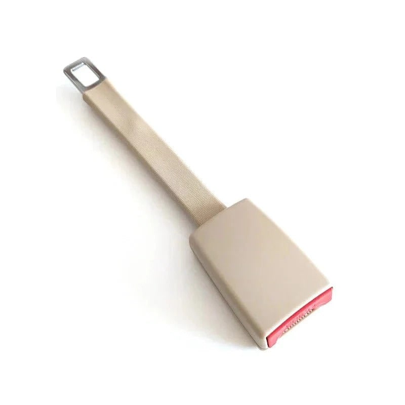 Seat Belt Extender with 11-Inch Rigid Stem and Metal Buckle for Car Safety Access 3 Point
