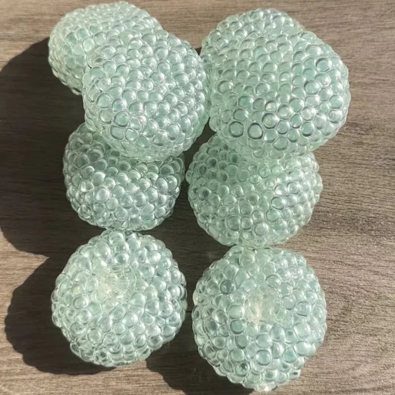 Sensory Stress Ball Squishy Dumpling Fidget Toy with Gel Beads and Textured Surface