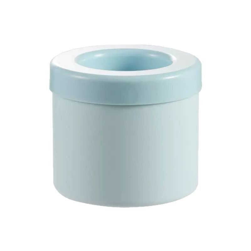 Silicone Ice Cube Maker Tray with Portable Squeezable Cup and Removable Lid