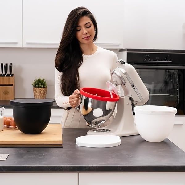 Silicone Mixing Bowl Liner with Lids for Stand Mixers
