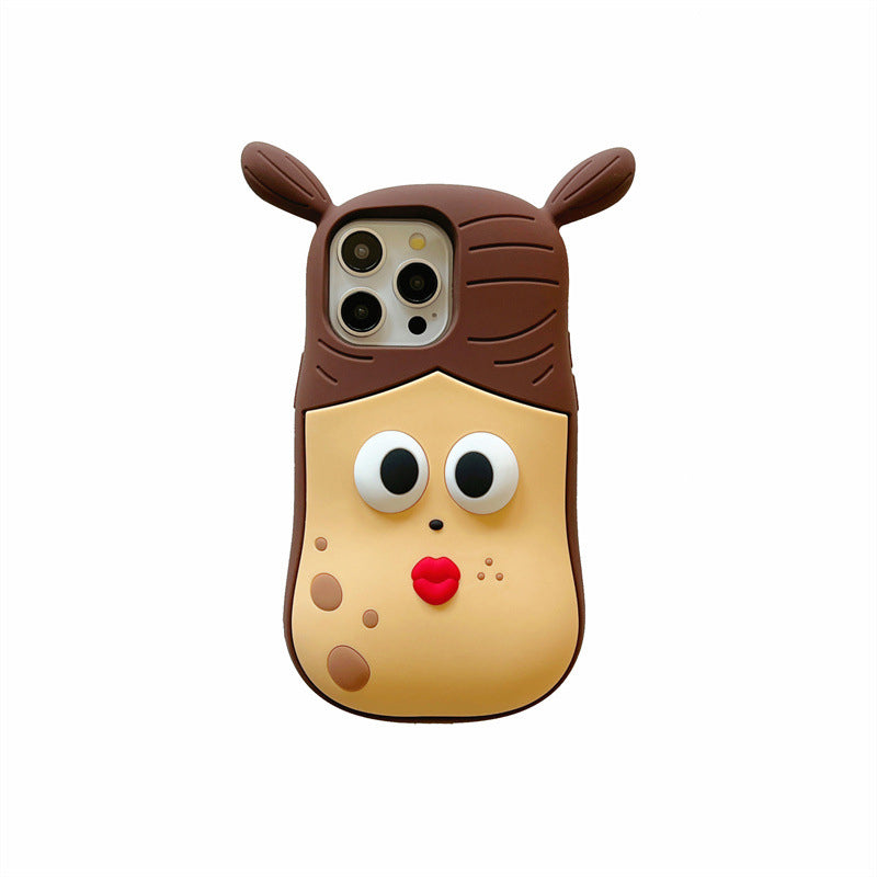Cute Frog Cartoon Phonecase – Playful 3D Design
