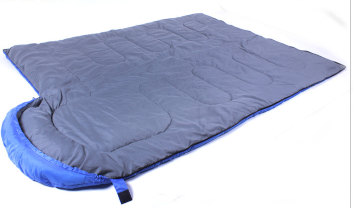 Sleeping Bag Nap Sack with Hood and Two-Way Zipper for Camping Travel Ultralight Quilt