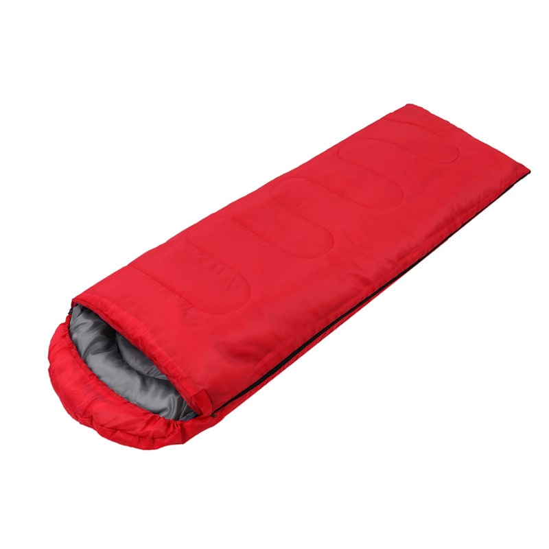 Sleeping Bag Nap Sack with Hood and Two-Way Zipper for Camping Travel Ultralight Quilt