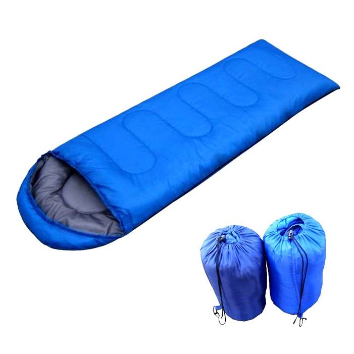 Sleeping Bag Nap Sack with Hood and Two-Way Zipper for Camping Travel Ultralight Quilt
