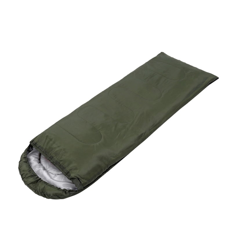 Sleeping Bag Nap Sack with Hood and Two-Way Zipper for Camping Travel Ultralight Quilt