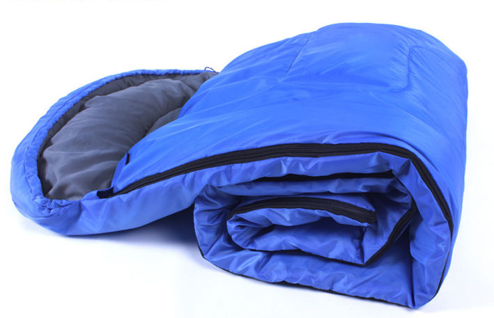 Sleeping Bag Nap Sack with Hood and Two-Way Zipper for Camping Travel Ultralight Quilt
