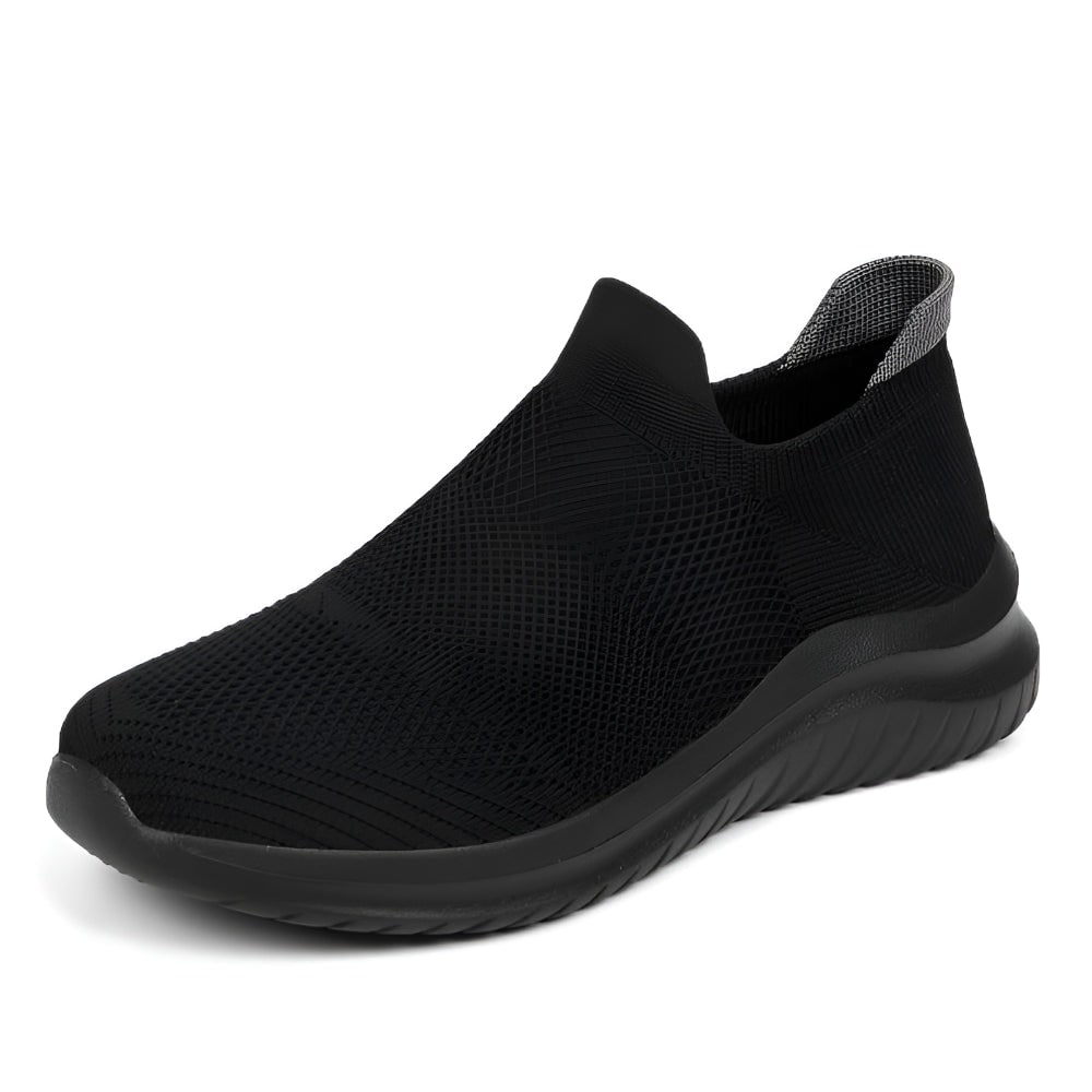 Women's Slip on Sneakers with Mesh Knit Upper and Cushioned Foam Sole for Walking