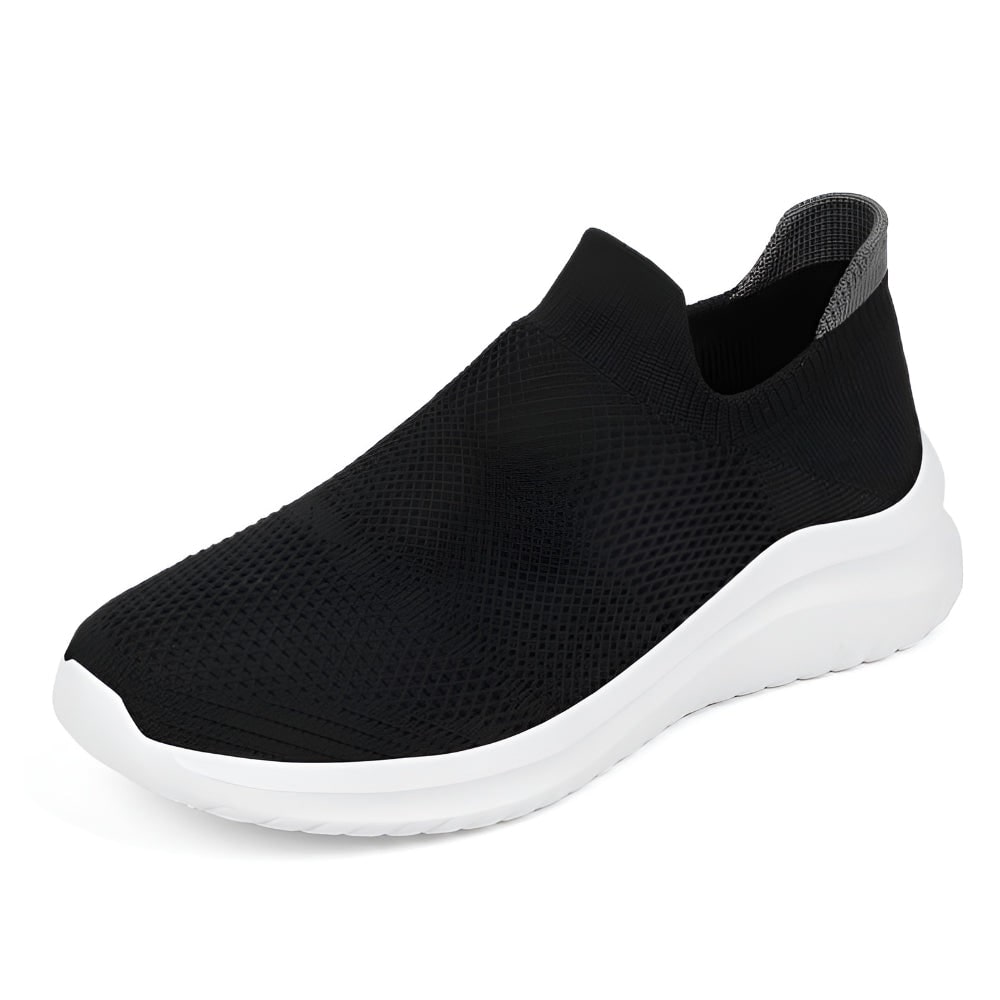 Women's Slip on Sneakers with Mesh Knit Upper and Cushioned Foam Sole for Walking