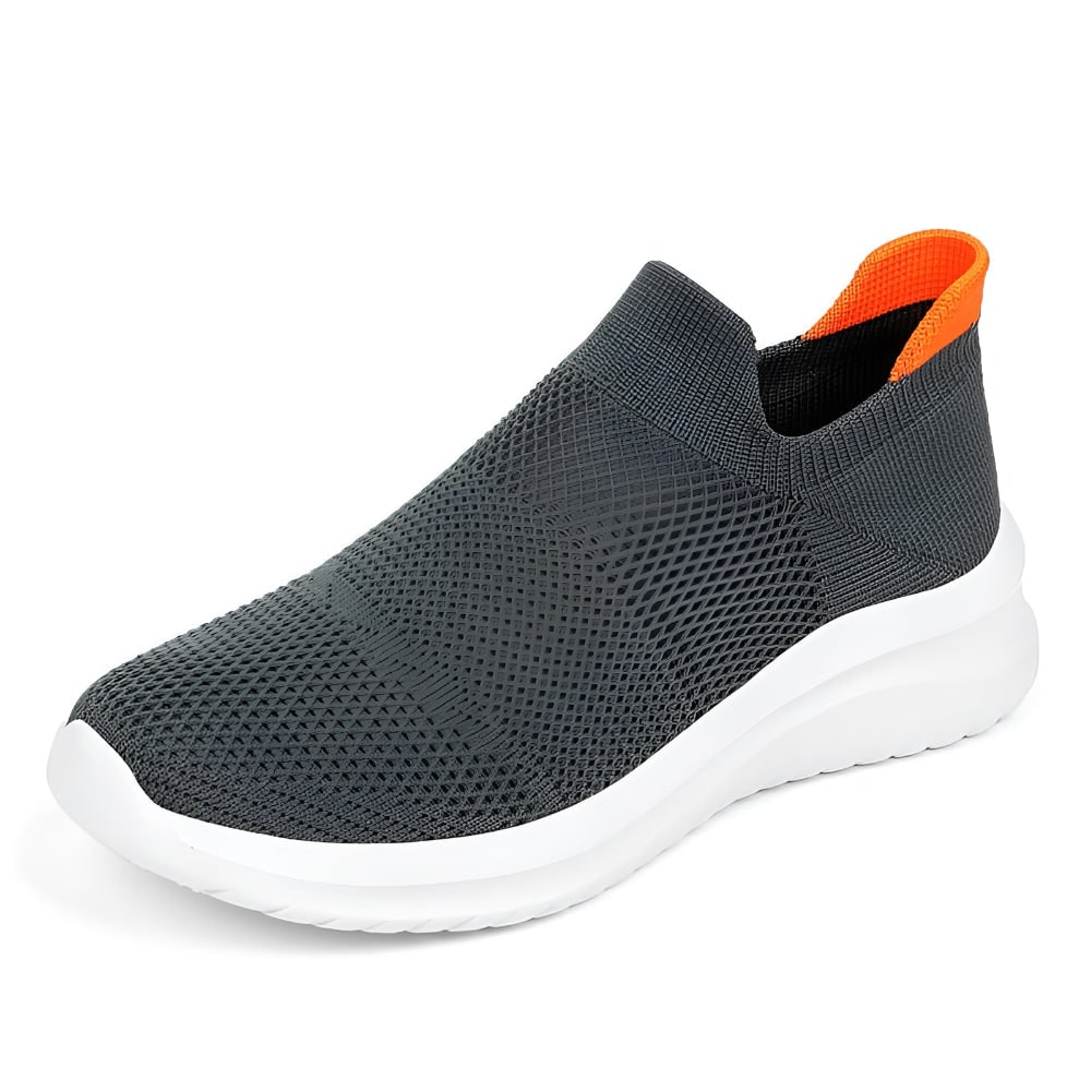 Women's Slip on Sneakers with Mesh Knit Upper and Cushioned Foam Sole for Walking
