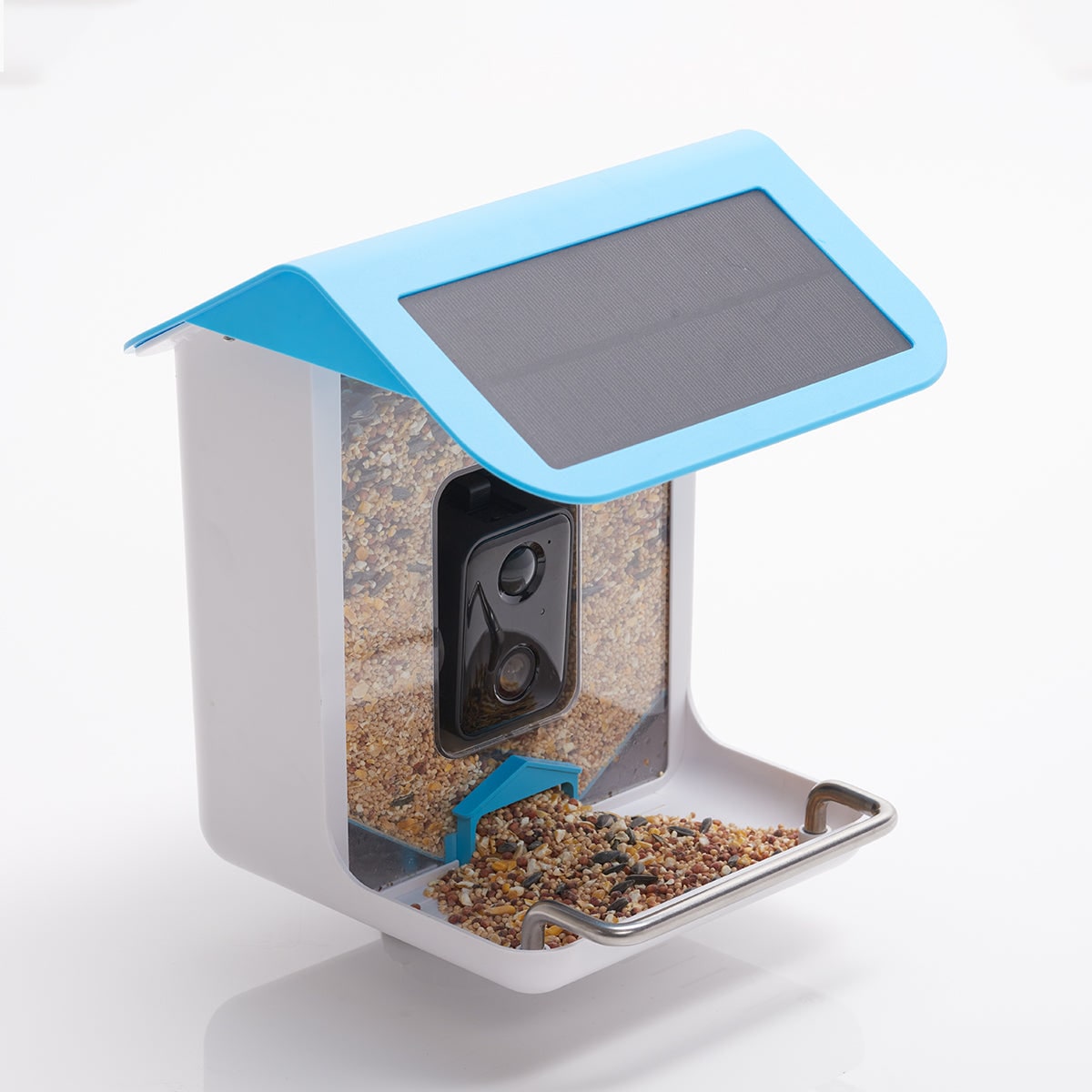 Smart Bird Feeder Camera Solar Powered WIFI Waterproof Outdoor With Video
