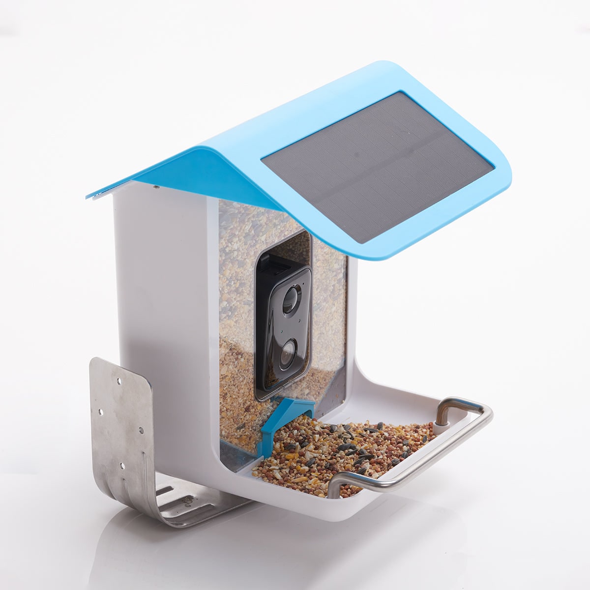 Smart Bird Feeder Camera Solar Powered WIFI Waterproof Outdoor With Video