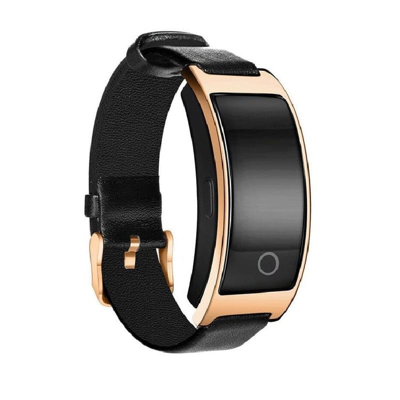 Smartwatch Fitness Tracker Watch Activity Leather Waterproof Heart Rate