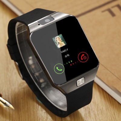 Smartwatch with Camera Rugged Affordable Smart Watch Square Touchscreen Fitness Tracker
