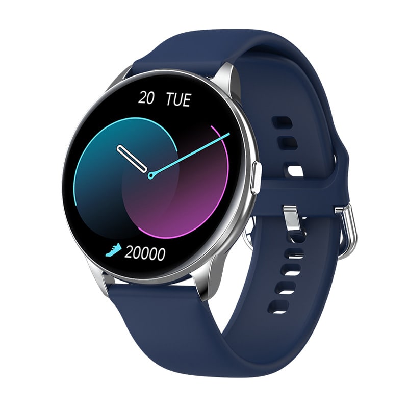 Smartwatch with Fitness Tracker and Heart Rate Monitor Rugged Durable Design with Round Touchscreen