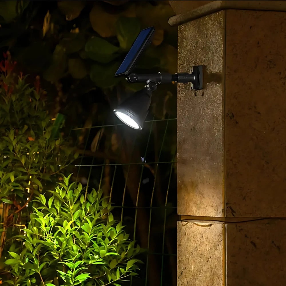 Solar Garden Lights Landscape Powered Spotlight Adjustable Rechargeable Outdoor