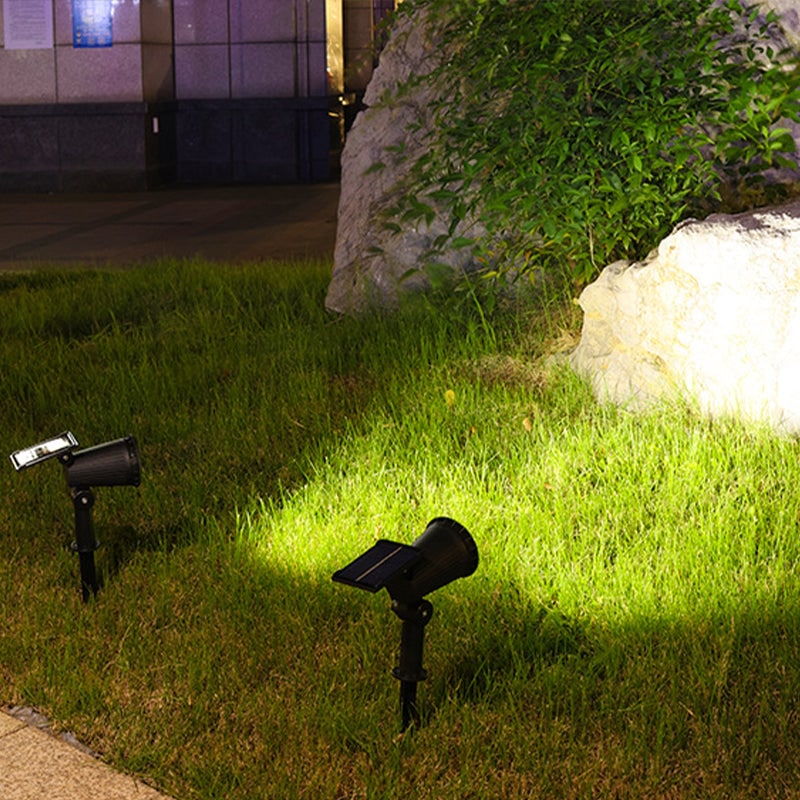 Solar Garden Lights Landscape Powered Spotlight Adjustable Rechargeable Outdoor