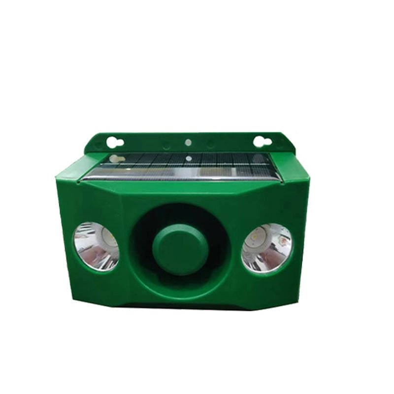 Solar Mouse and Rodent Repellent with LED Lights and Alarm for Outdoor Gardens