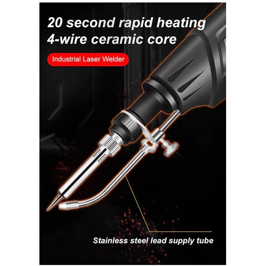 Soldering Wire and Pen for Electronics with Temperature Controlled Circuit Board Iron