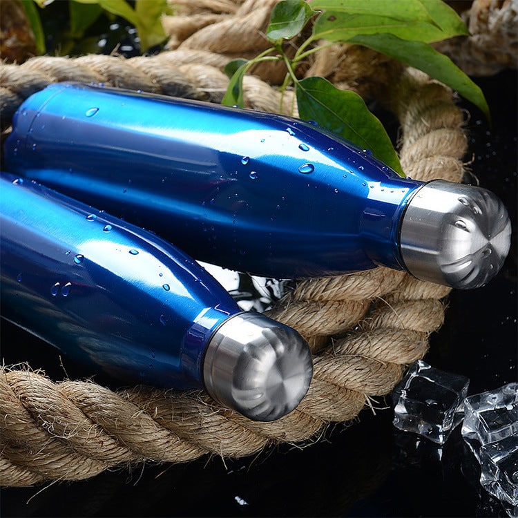 Stainless Steel Insulated Leak Proof Water Bottle with Double Wall and Screw Cap