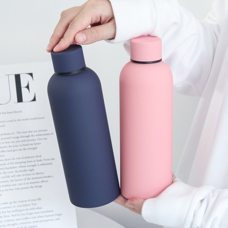 Stainless Steel Insulated Water Bottle Double-Walled Matte Finish Non-slip