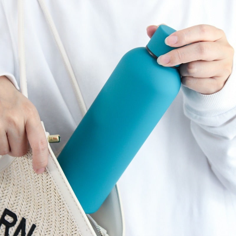 Stainless Steel Insulated Water Bottle Double-Walled Matte Finish Non-slip