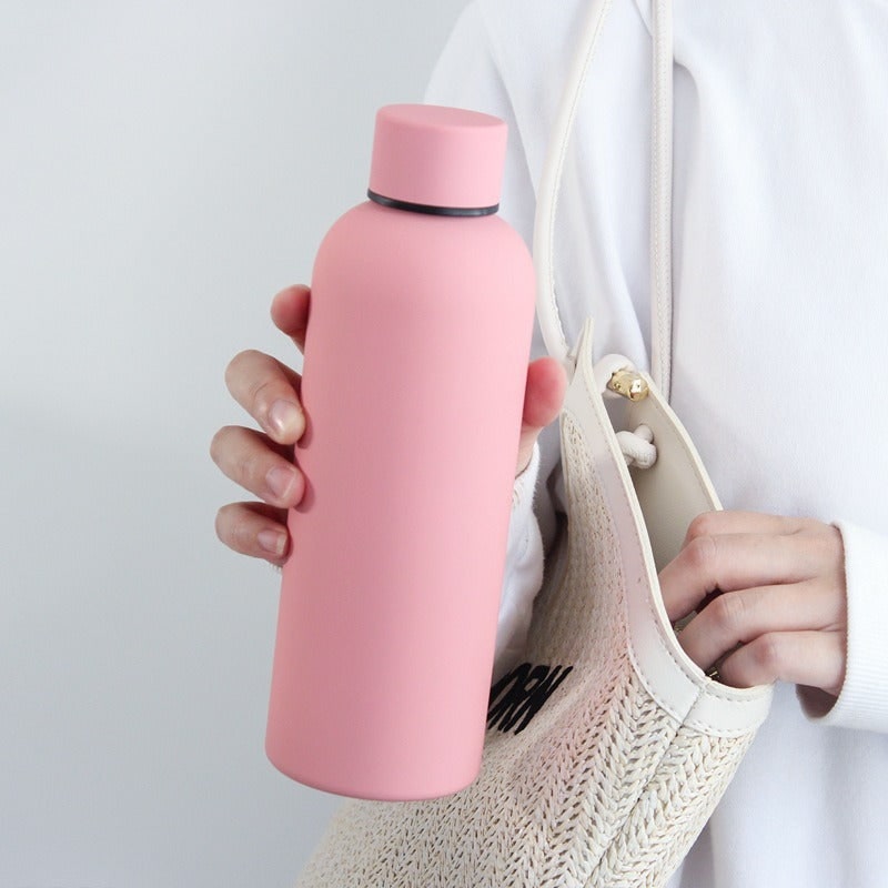 Stainless Steel Insulated Water Bottle Double-Walled Matte Finish Non-slip