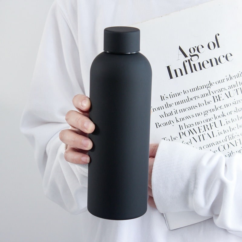 Stainless Steel Insulated Water Bottle Double-Walled Matte Finish Non-slip