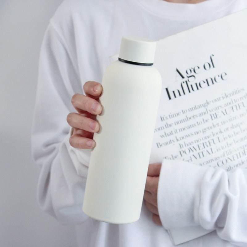 Stainless Steel Insulated Water Bottle Double-Walled Matte Finish Non-slip