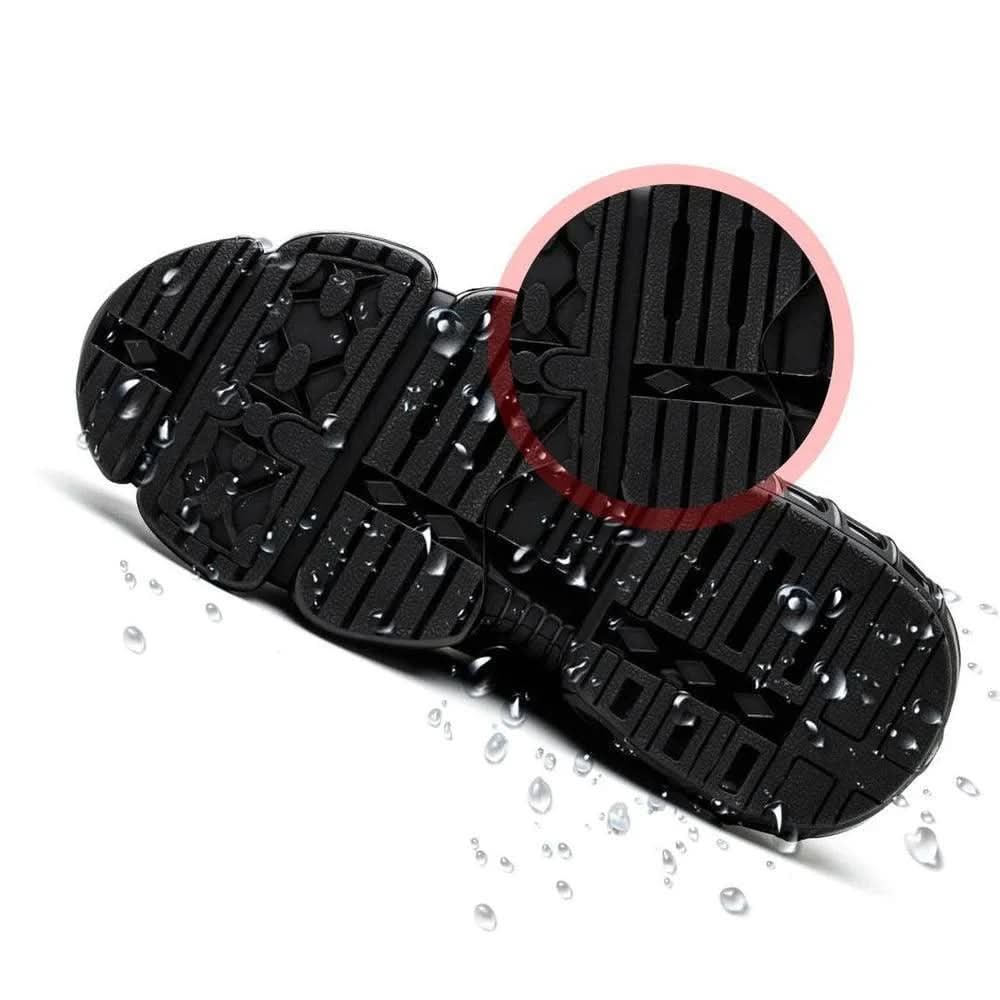 Steel Toe Shoes Lightweight Sneakers Breathable Mesh Slip Resistant Athletic