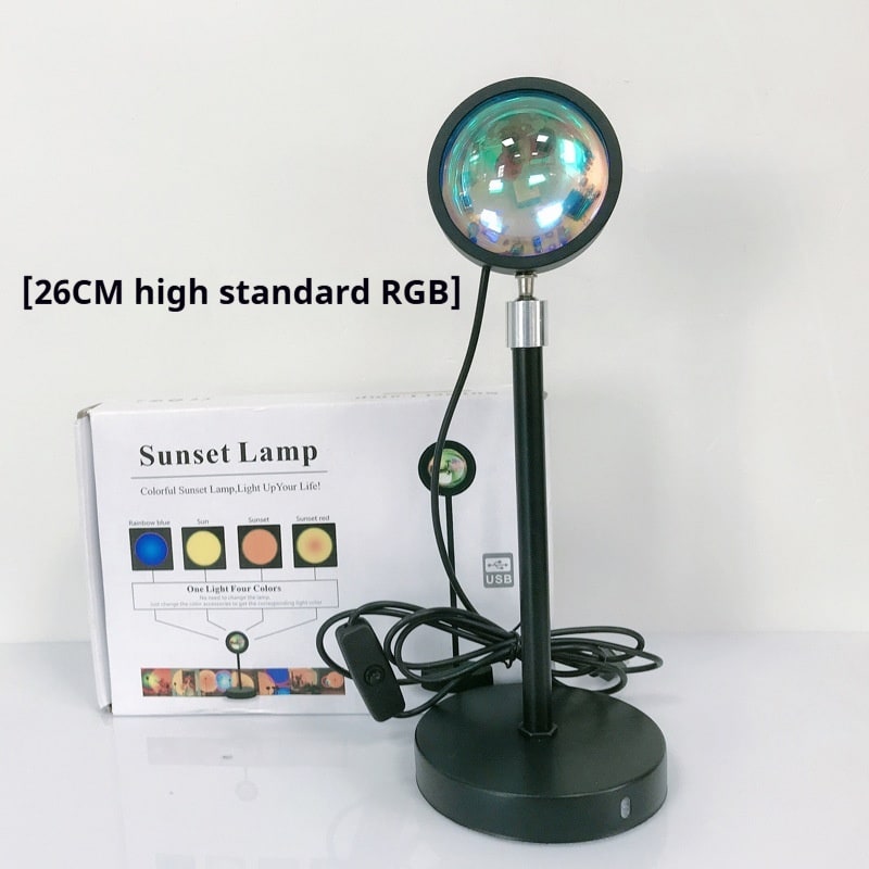 Sunset Lamp Projector LED Night Light with Adjustable Stand for Bedroom Star